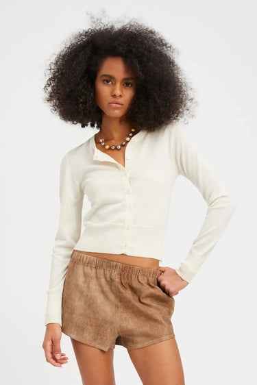 Baby Cardigan Chalk-SWEATERS & CARDIGANS-SPWMN-Debs Boutique